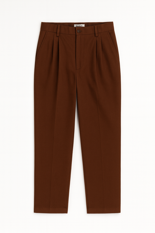 The Everyday Trouser – Walnut Brown (Unisex)
