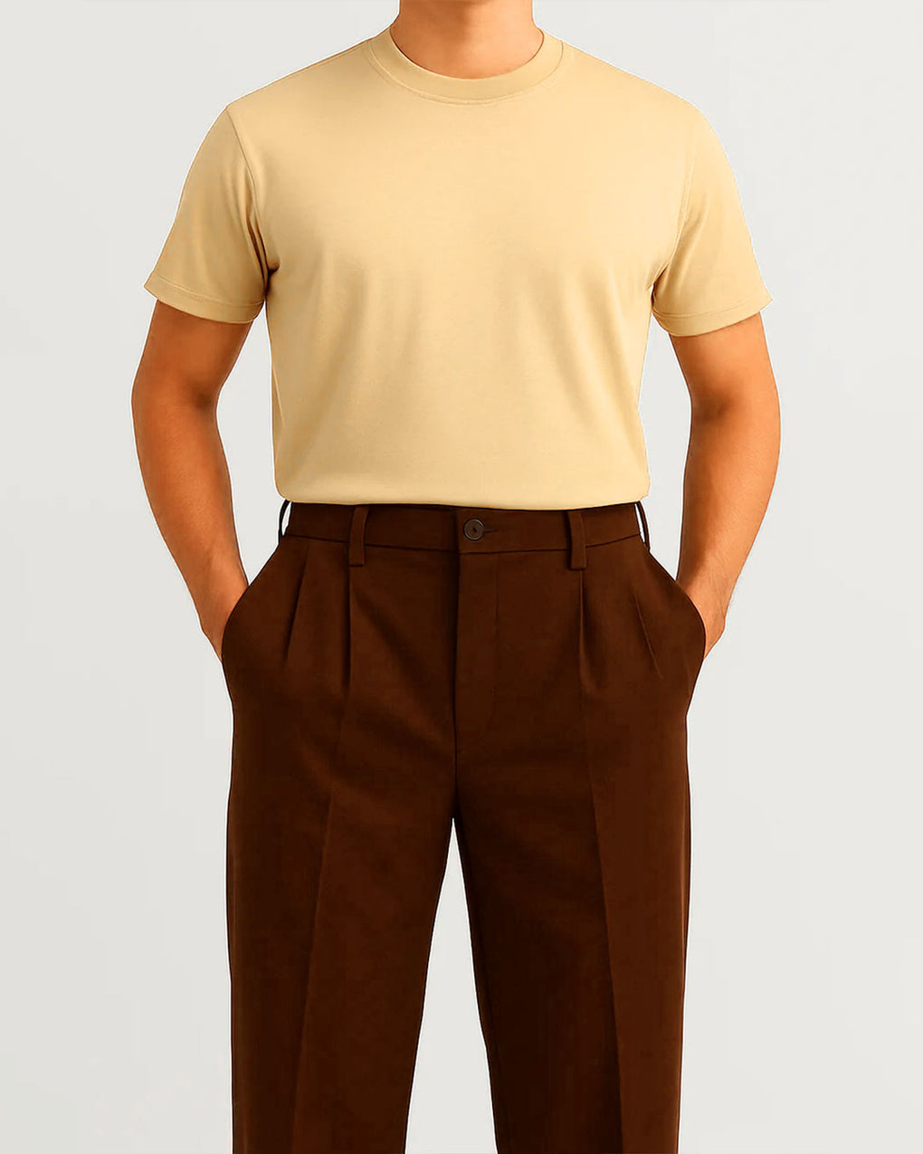 The Everyday Trouser – Walnut Brown (Unisex)