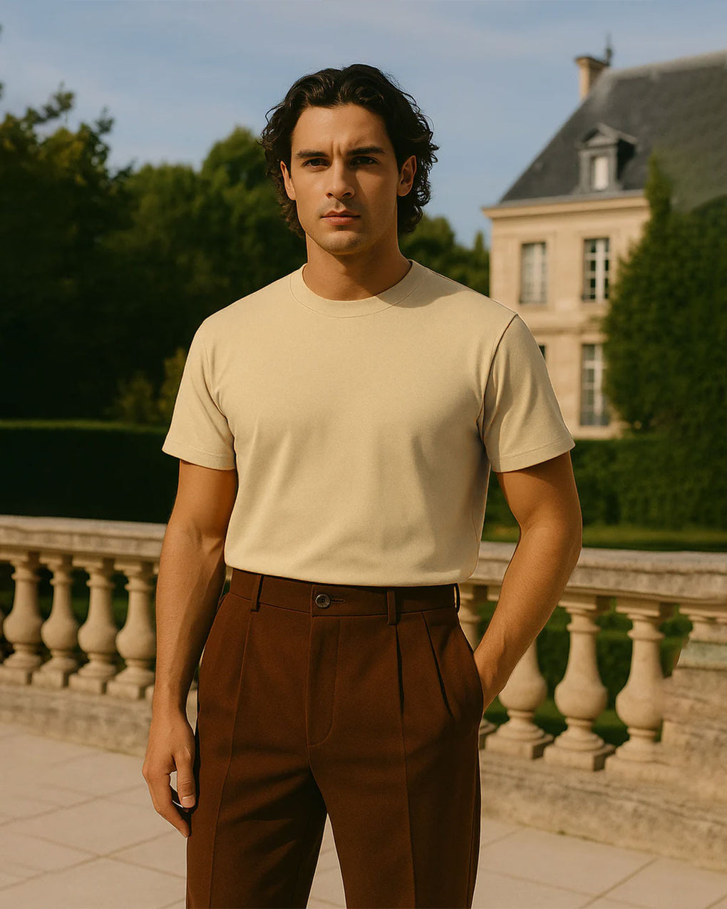 The Everyday Trouser – Walnut Brown (Unisex)