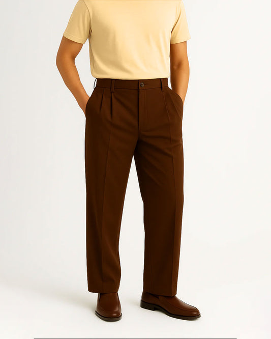 The Everyday Trouser – Walnut Brown (Unisex)